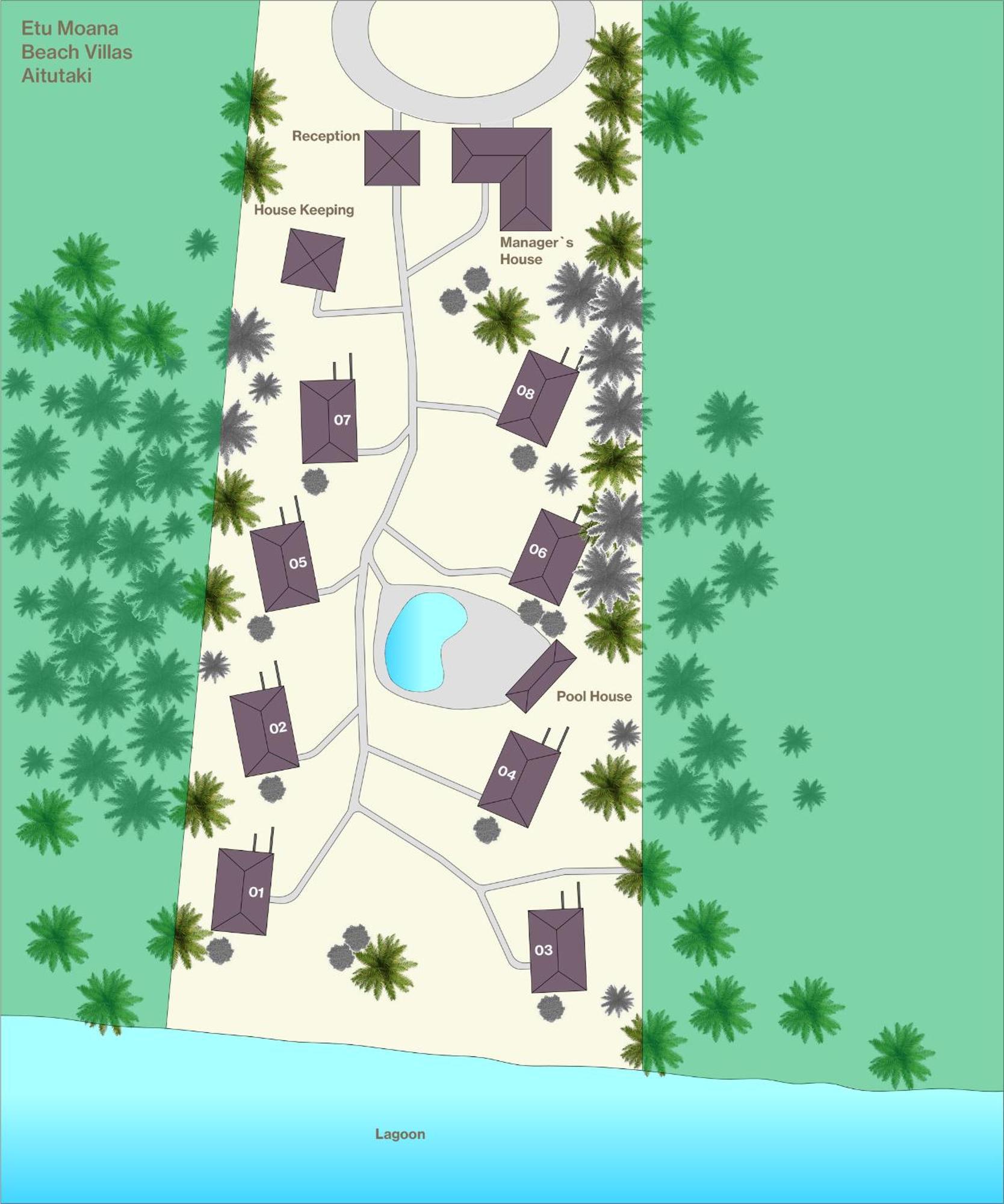 Etu Moana Boutique Beach Villas - Adults Only Arutanga Bagian luar foto